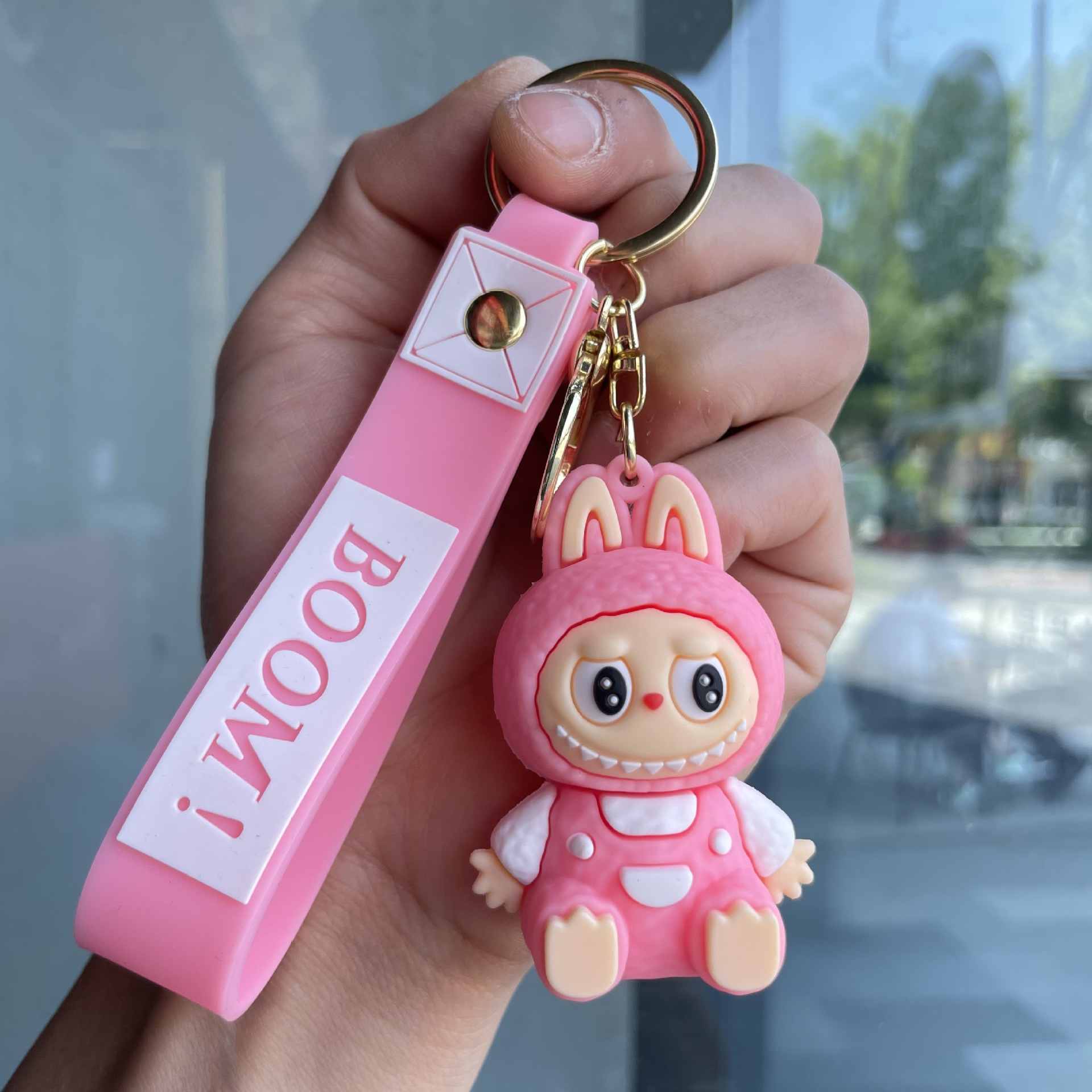 POPMART LABUBU Keychain Keyring Netby