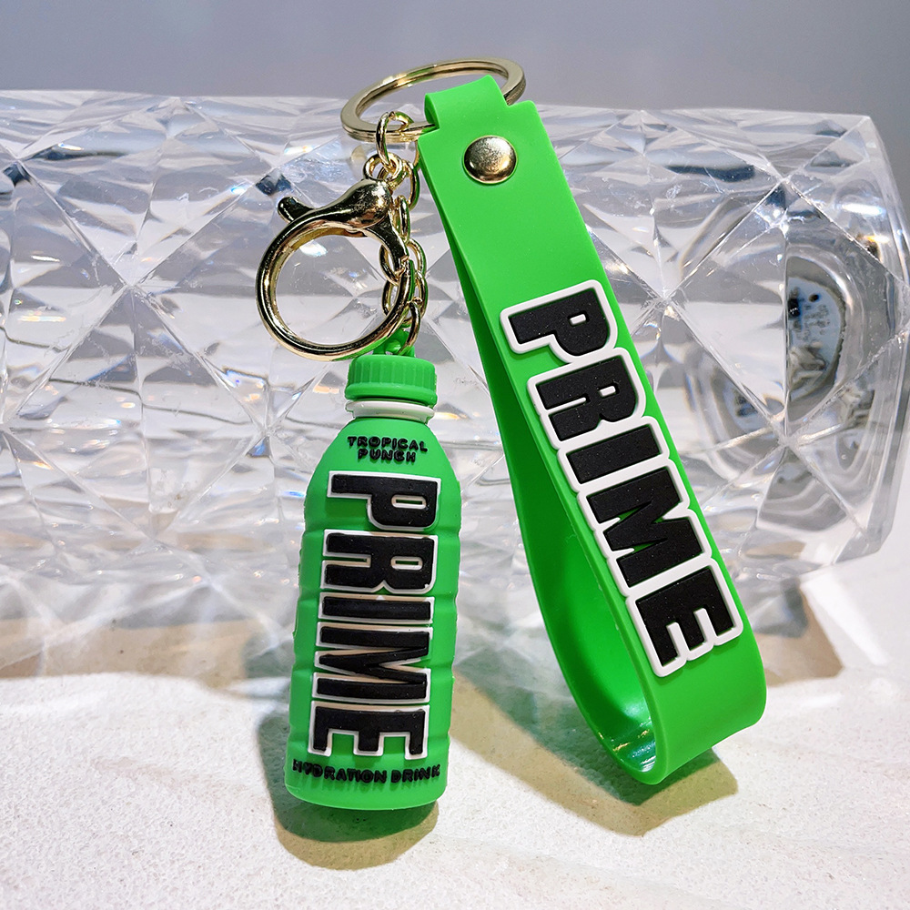 PVC PRIME Energy Drink Bottle Keychain Keyring Outdoor Sports Game Netby