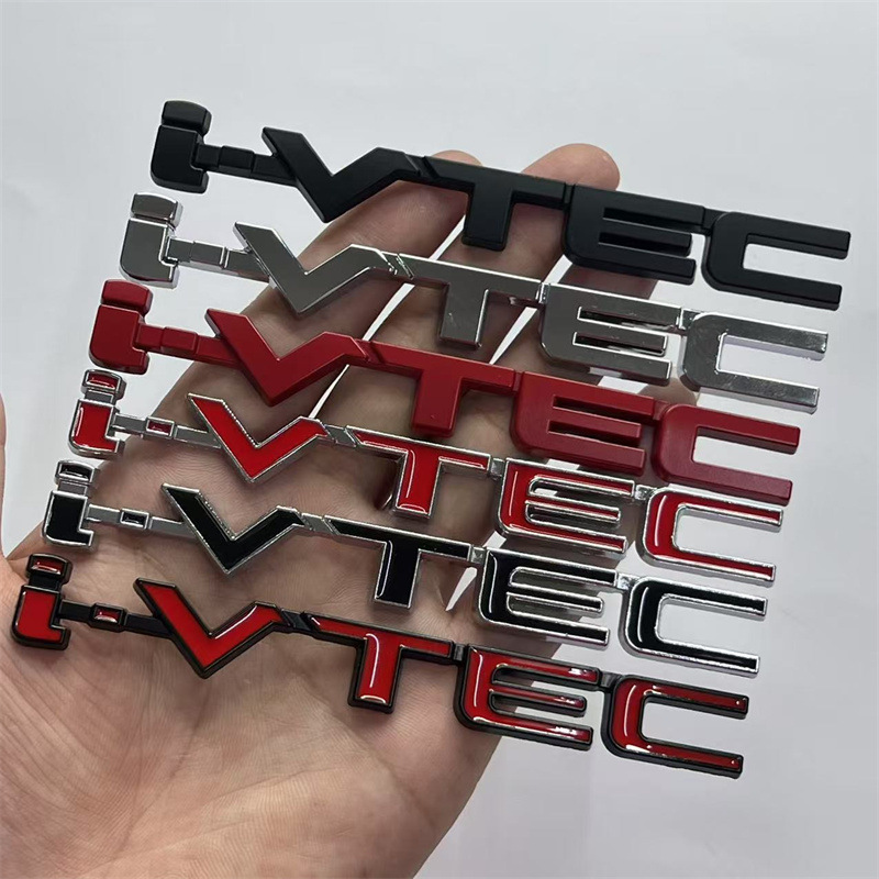 Metal Honda I-VTEC Car Emblem Badge for Civic Accord Odyssey Sprite Netby