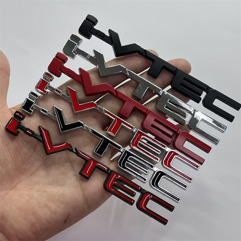 Metal Honda I-VTEC Car Emblem Badge for Civic Accord Odyssey Sprite Netby