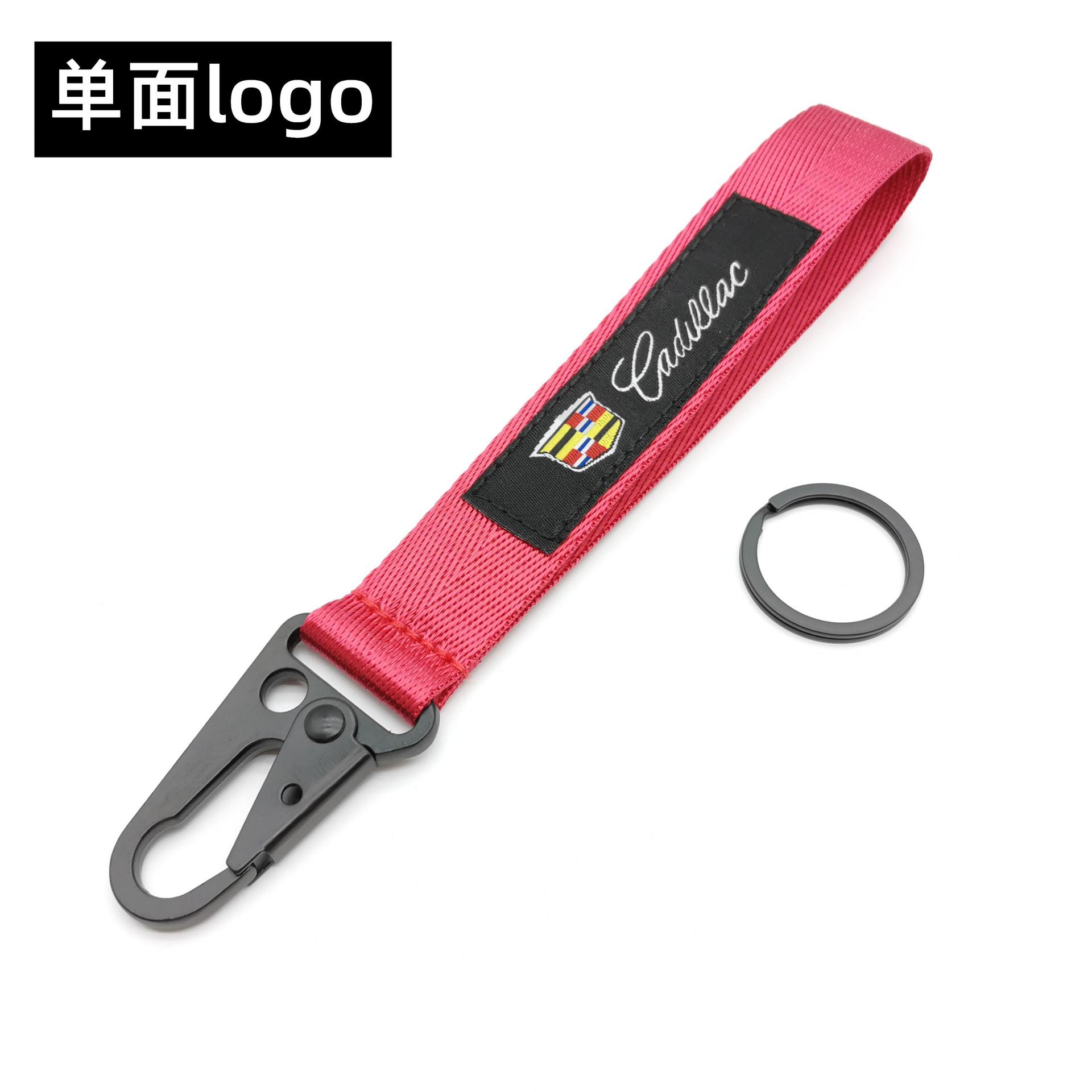 Red Color Eagle Buckle Car Logo Keyring Keychain Keyfob Wrist Strap Netby