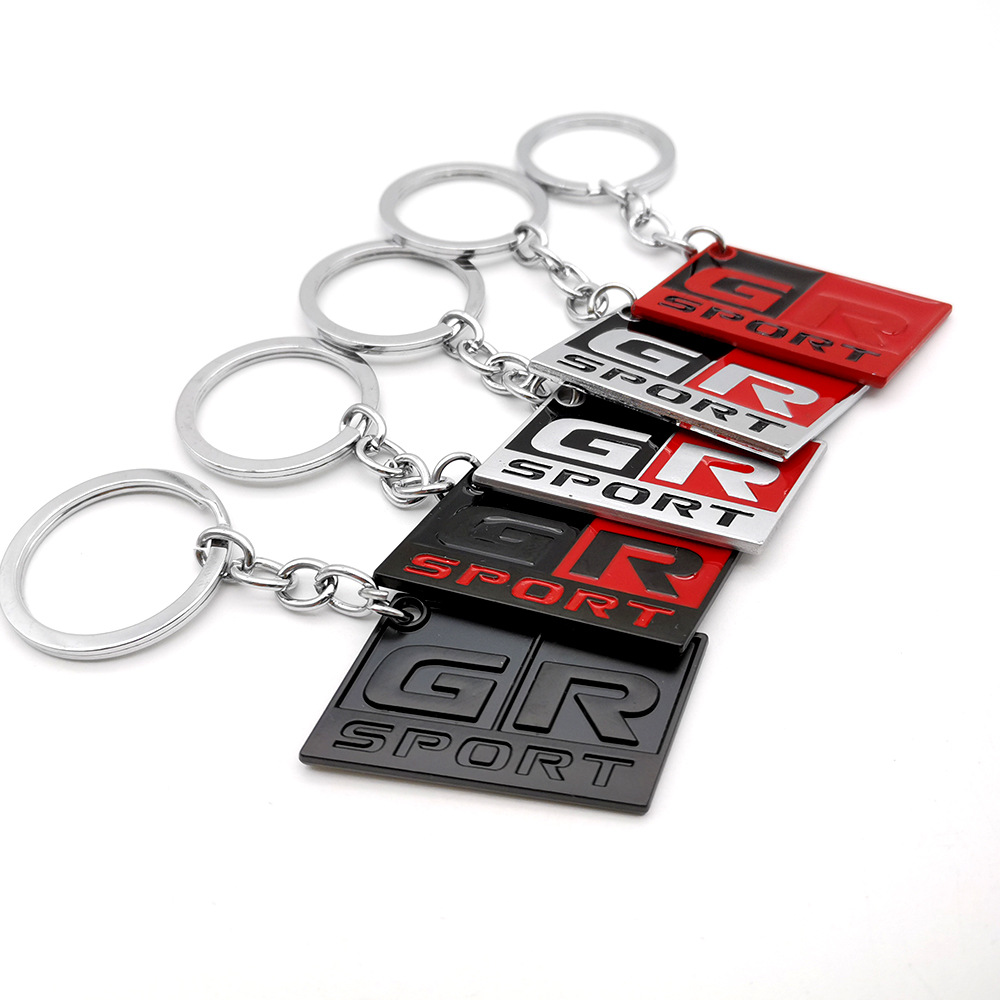 Metal Toyota GR SPORT Car Keyring Keychain Keyfob Netby