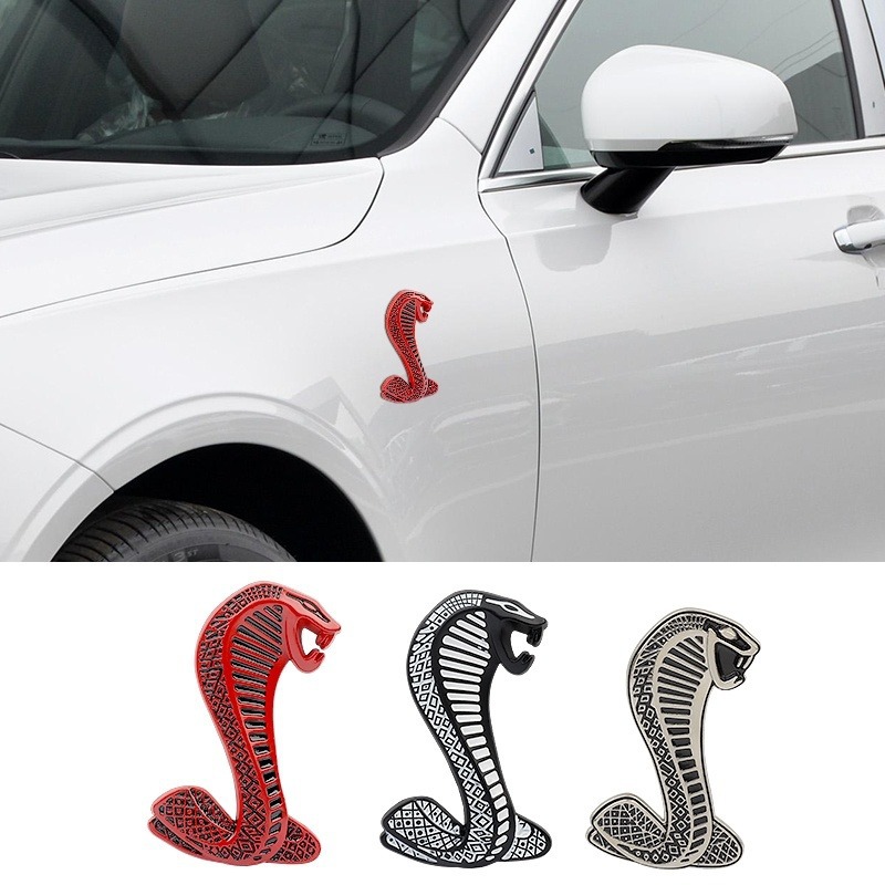 Car Grille & Body Emblem Badge for Mustang Cobra SHELBY Netby