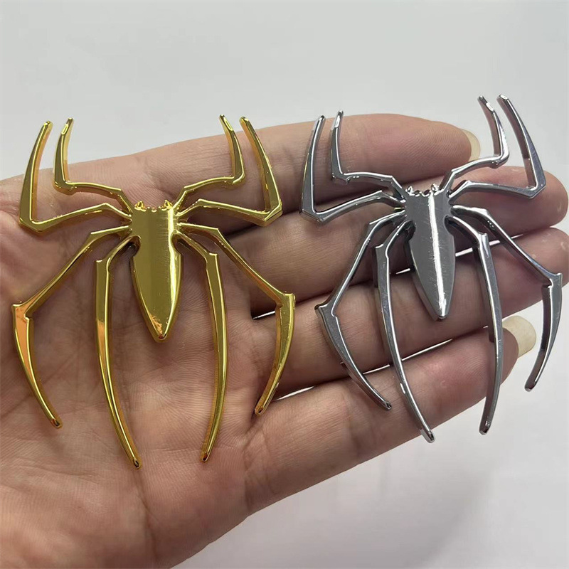 Metal Spider Car Sticker Netby
