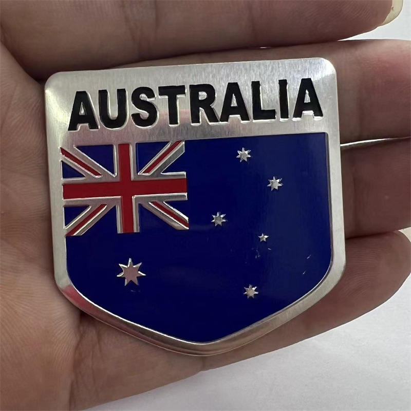 Alloy Astralian National Flag Car Sticker