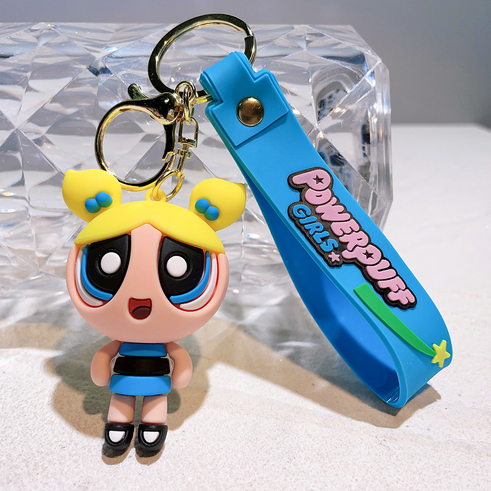 Animation The Powerpuff Girls Keychain Keyring Netby