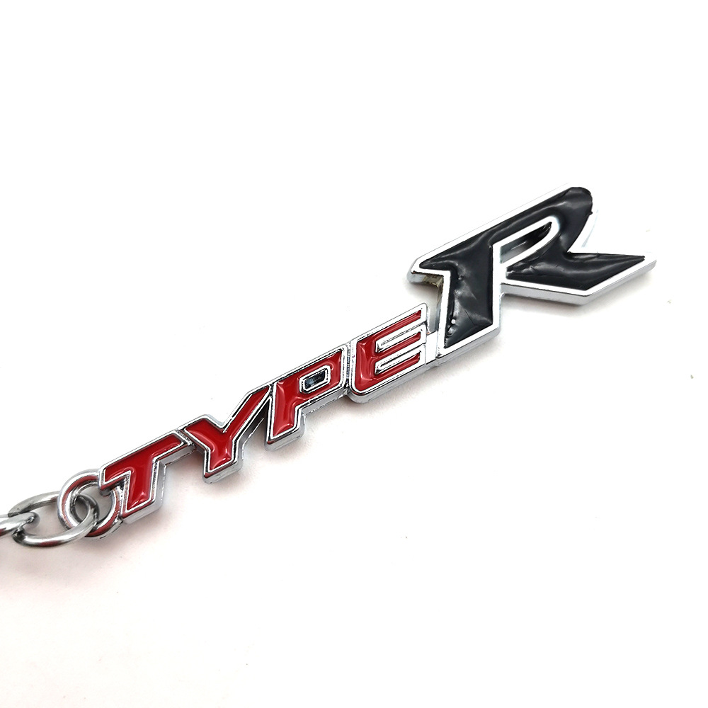 Metal TYPE R Car Keyring Keychain Keyfob for Honda CIVIC Netby