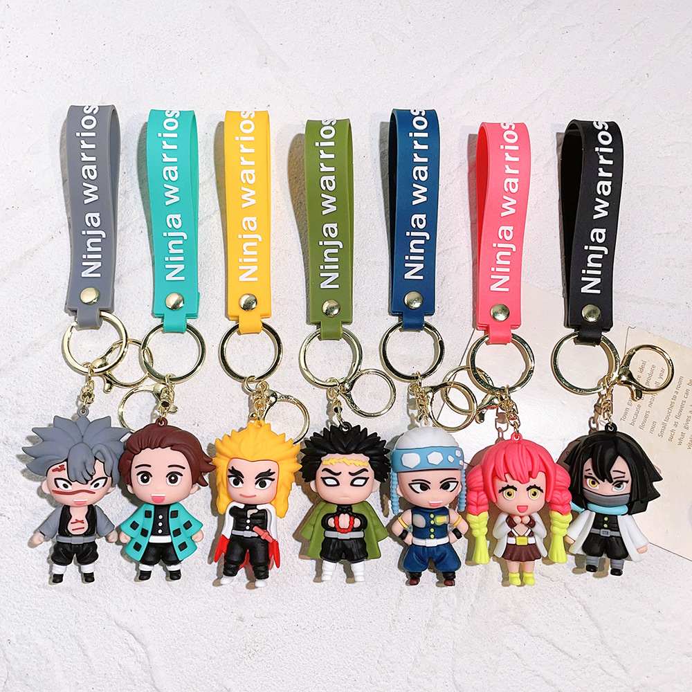 PVC Animation Demon Slayer Keychain Keyring Netby