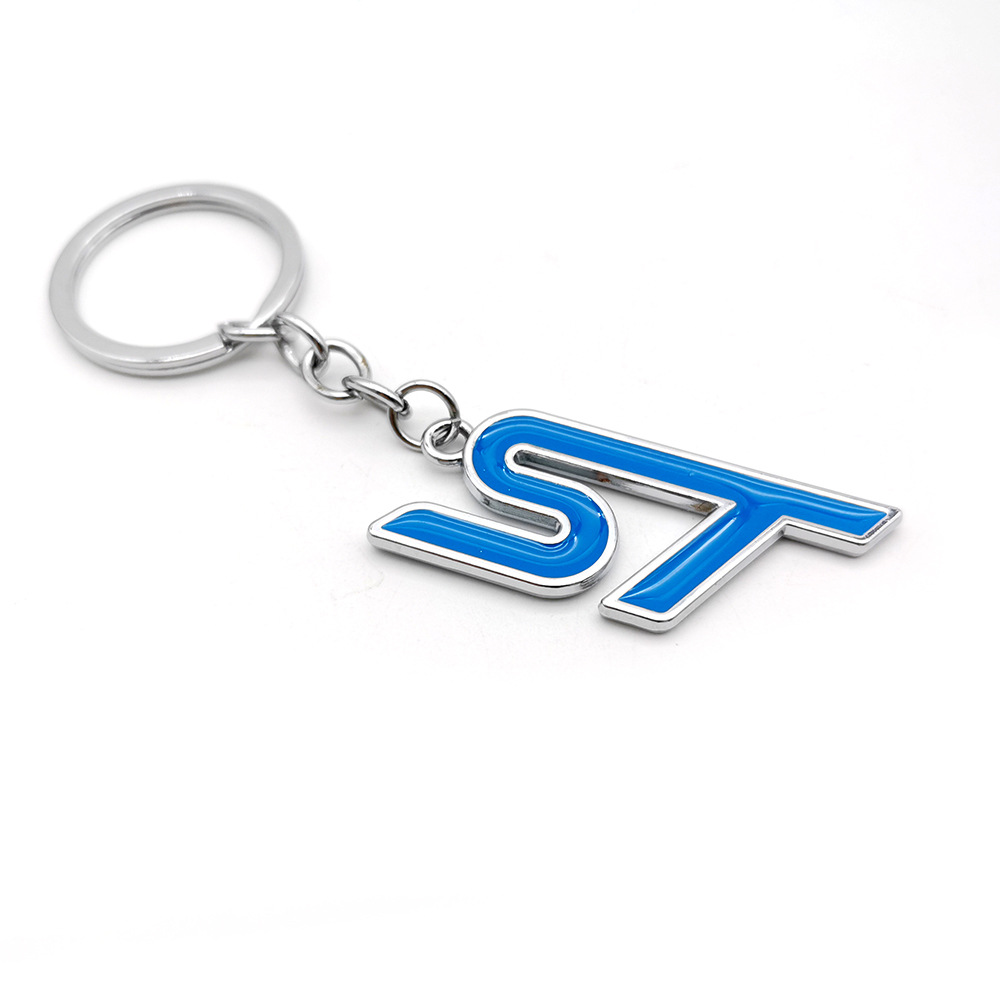Metal Ford ST Car Keychain Keyring Keyfob