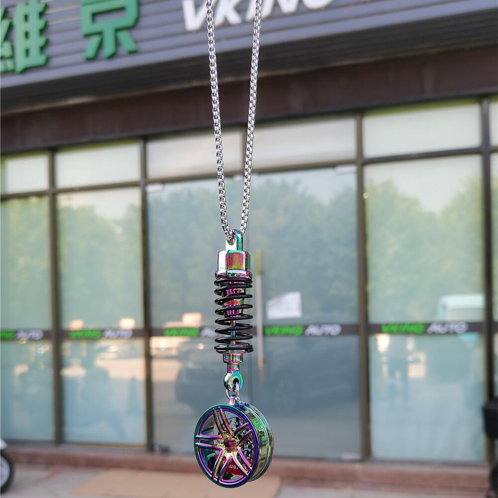 Creative Metal Car Wheel With Brake Keychain Keyring Keyfob Netby