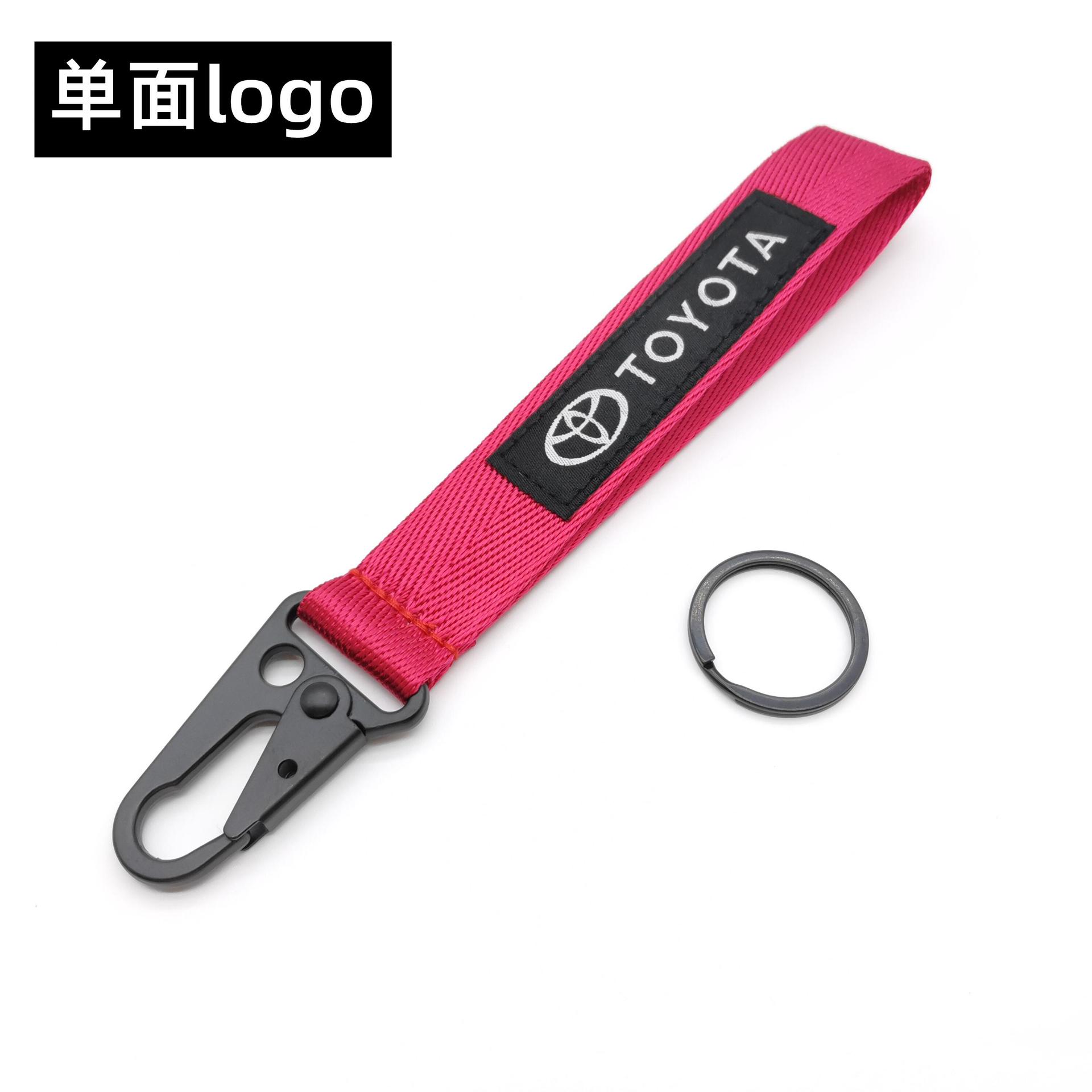 Red Color Eagle Buckle Car Logo Keyring Keychain Keyfob Wrist Strap Netby