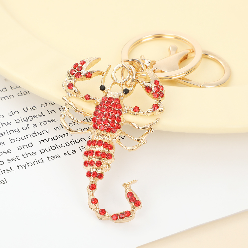 Rhinestone Scorpion Keychain Keyring Netby