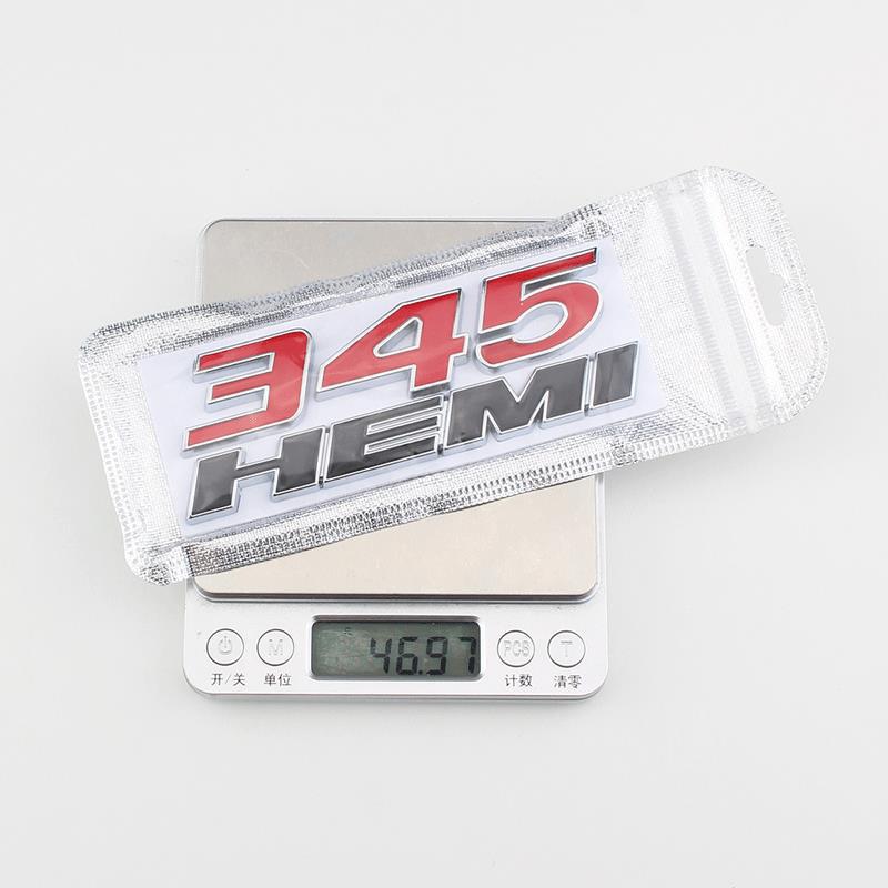 Car Emblem Badge for Dodge RAM 345 HEMI Netby