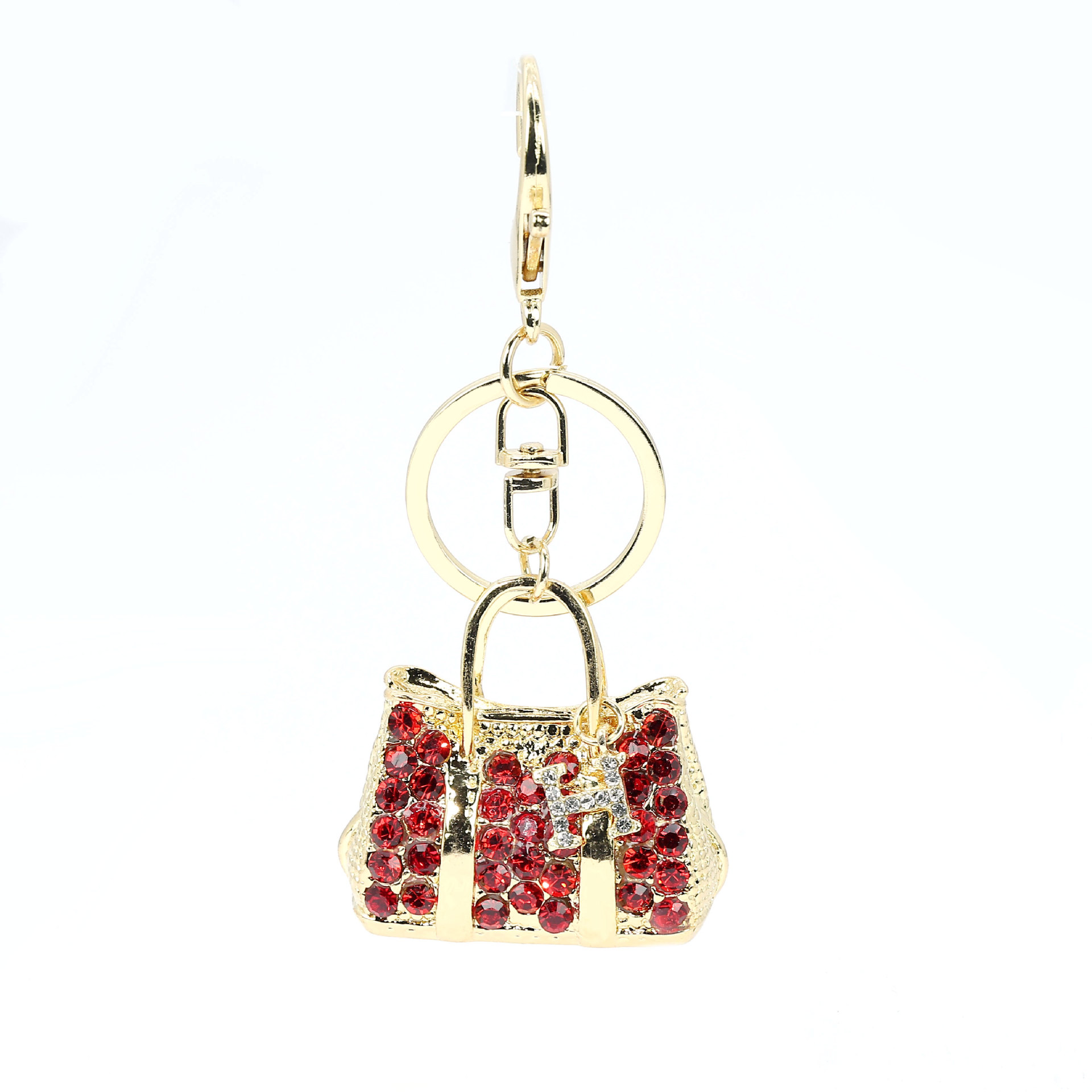 Rhinestone Purse Bag Keychain Keyring Netby