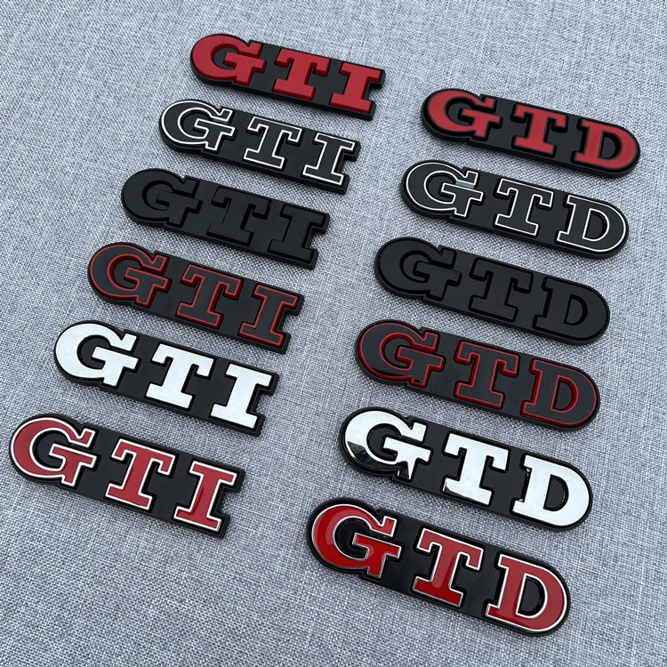 Metal GTI Car Grille Emblemn Badge Netby