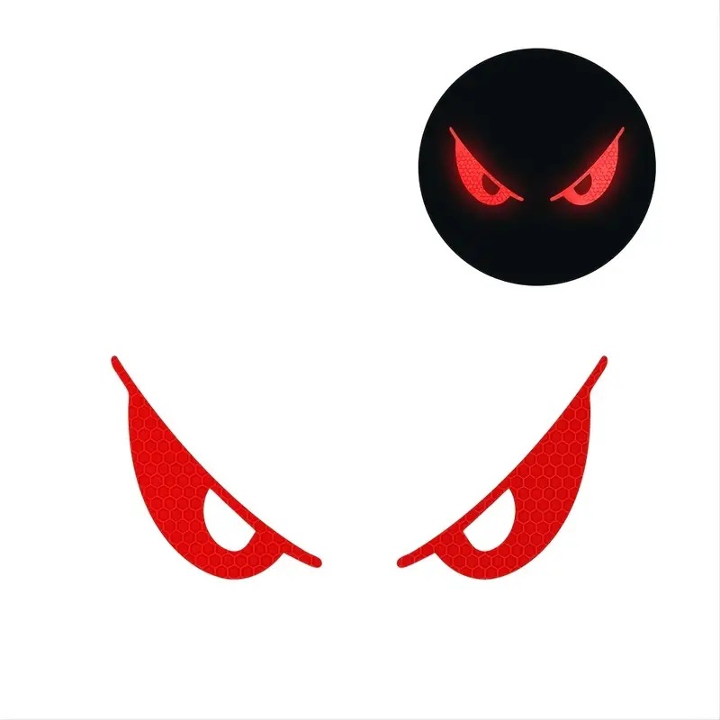 Reflective Evil Eyes Car Sticker Netby
