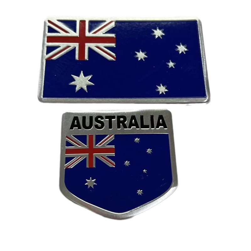 Alloy Astralian National Flag Car Sticker