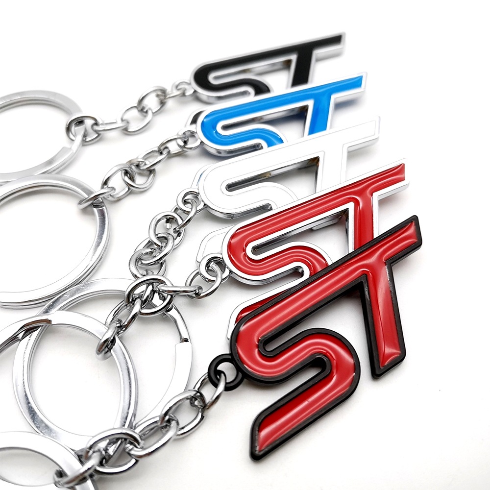 Metal Ford ST Car Keychain Keyring Keyfob