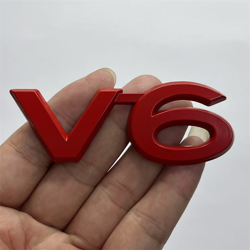 Metal V6 Car Emblem Badge for Toyota Prado Land Cruiser Netby