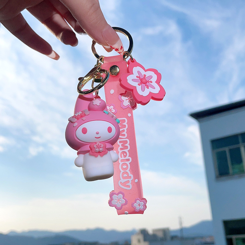 Animation Sakura Sanrio Hello Kitty Keychain Keyring Netby