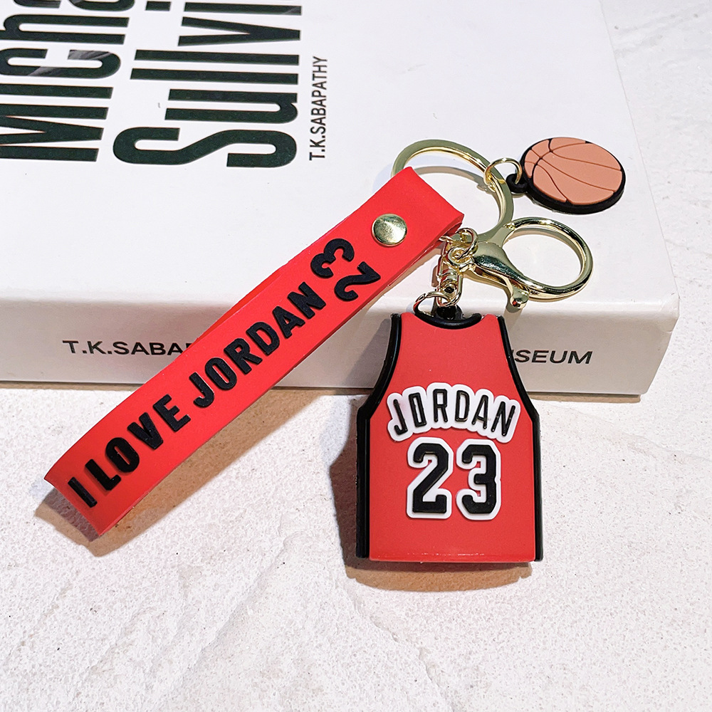 Sports Game Keychain Keyring Basketball Jerysey Tshirt Netby
