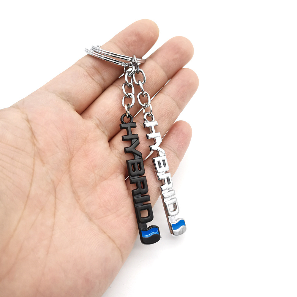 Metal Toyota HYBRID Car Keychain Keyring Keyfob Netby