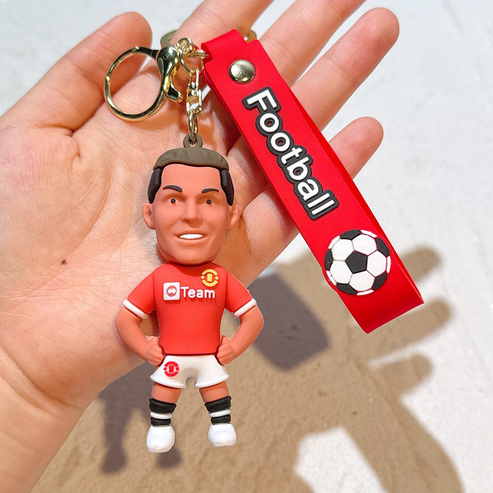 Sports Game Football C Ronaldo Messi Keychain Keyring Netby