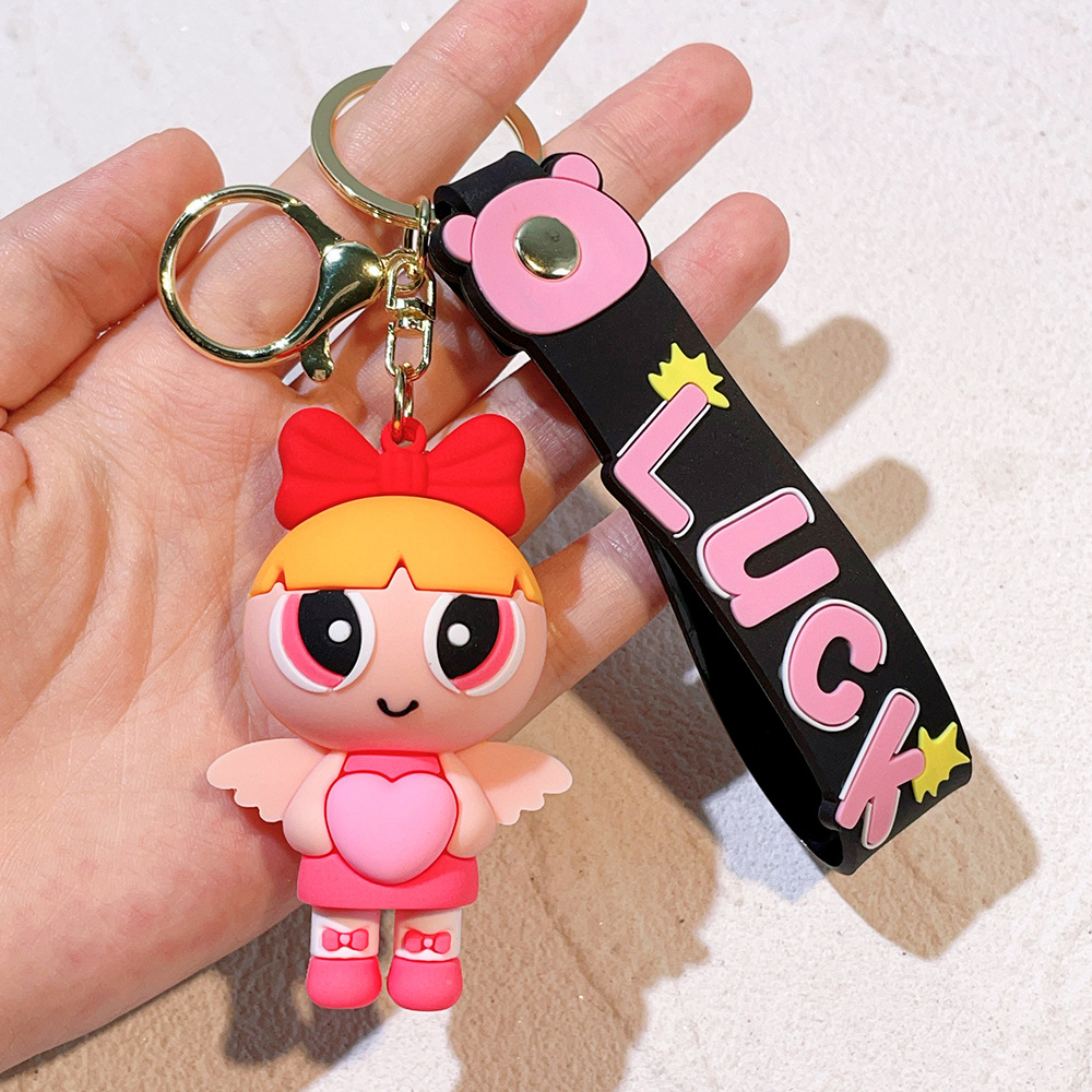 Animation The Powerpuff Girls Keychain Keyring Netby