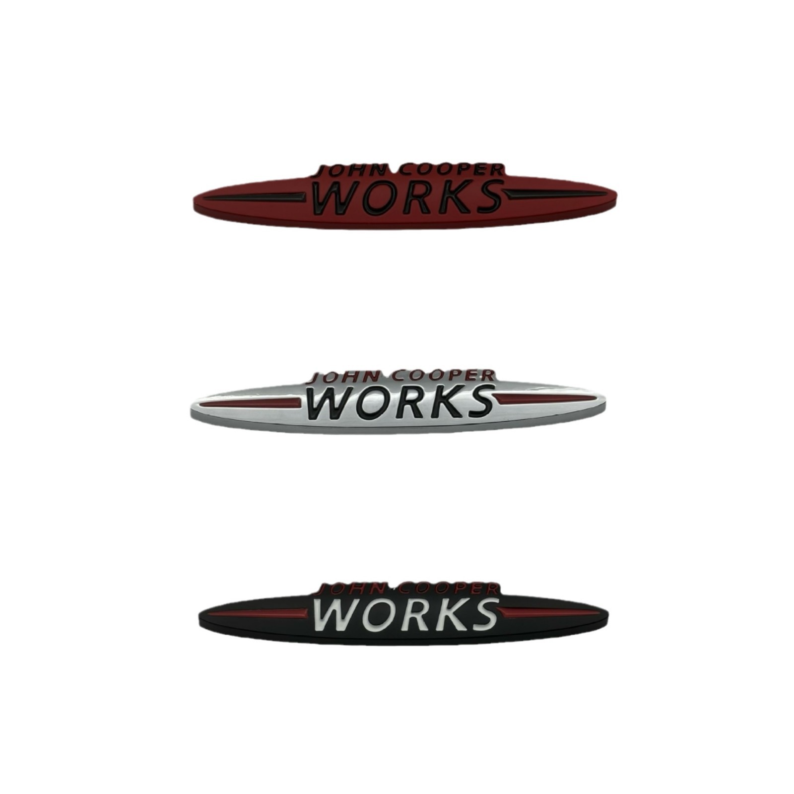 ABS Plastic JOHN WORKS COOPER Car Emblem Badge for MINI COOPER Netby