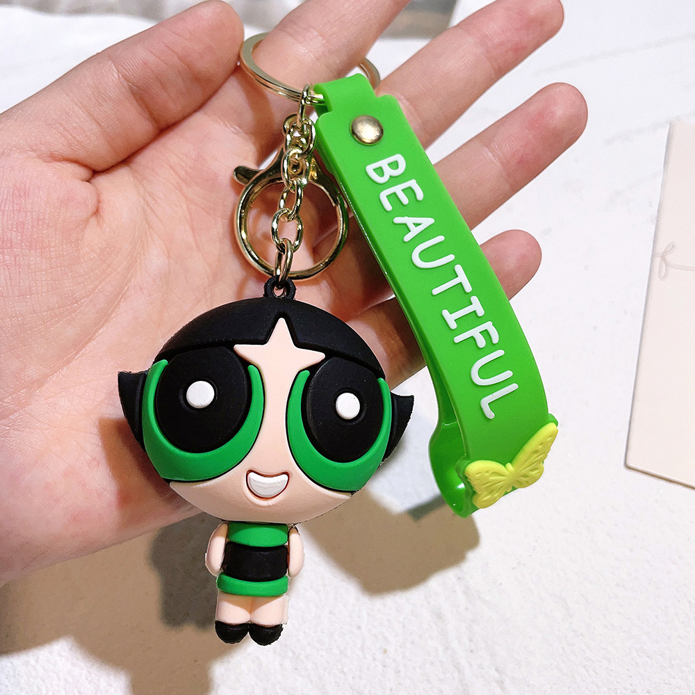 Animation The Powerpuff Girls Keychain Keyring Netby