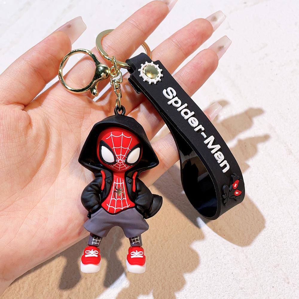 Hoodie Movie Avengers Spiderman Keychain Keyring Netby