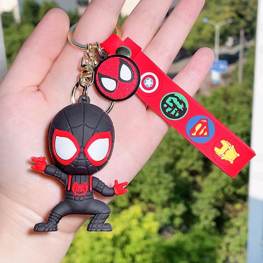 Movie Avengers Spiderman Keychain Keyring Netby
