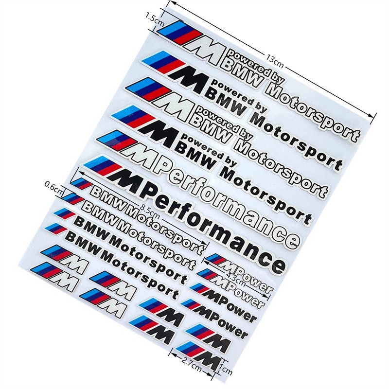 Motorcycle Motorbike Anti Water Sticker for BMW M Power Motorrad GS Netby