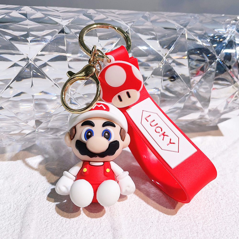 Video Game Super Mario Keychain Keyring Netby