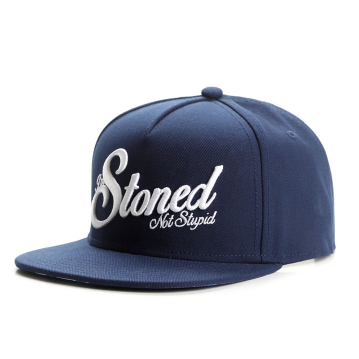 Hip-Hop Stoned Not Stupid Flat Brim Hat Netby