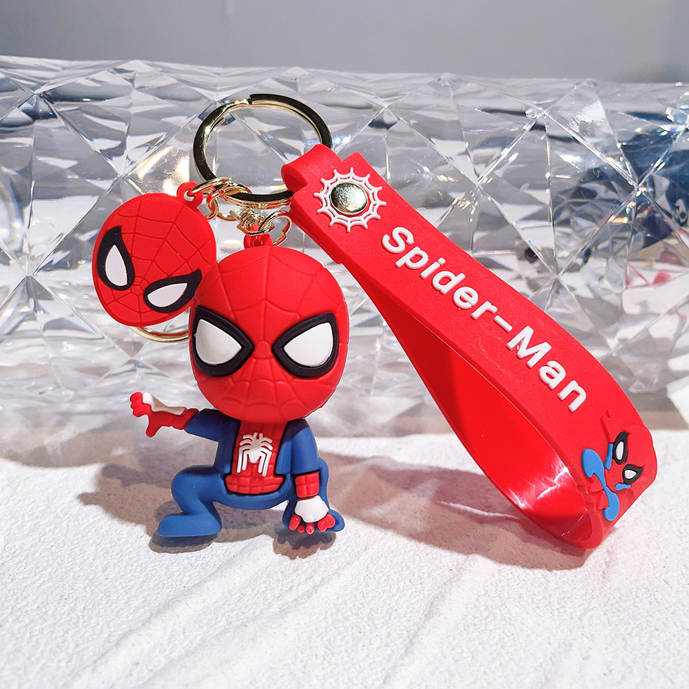 Movie Avengers Spiderman Keychain Keyring Netby