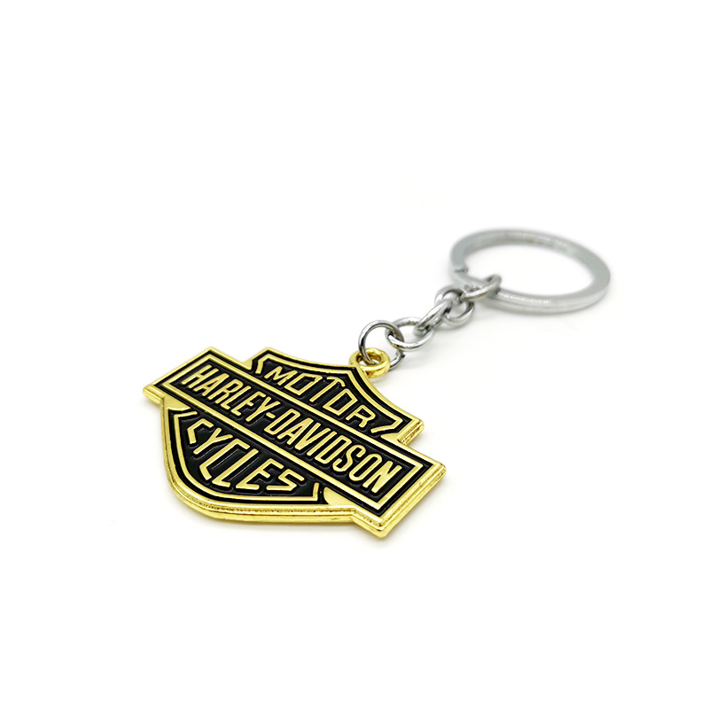 Metal HARLEY DAVIDSON MOTORCYCLES Car Keychain Keyring Keyfob Netby