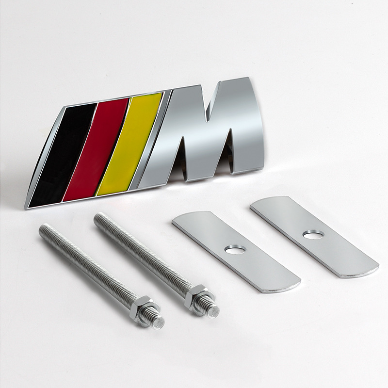 Metal BMW MPOWER Car Grille Emblem Badge for M3 M5 M6 Netby