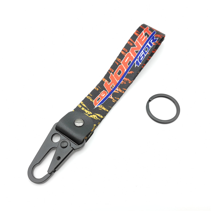 Motorbike Logo Emblem Bagde Eagle Buckle Wrist Strap Keychain Keyring Netby