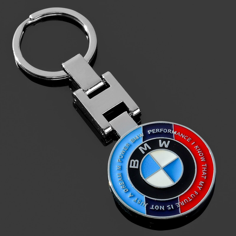 Metal H Buckle 50 Anniversary Car Logo Keychain Logo Keyring Keyfob for BMW Netby