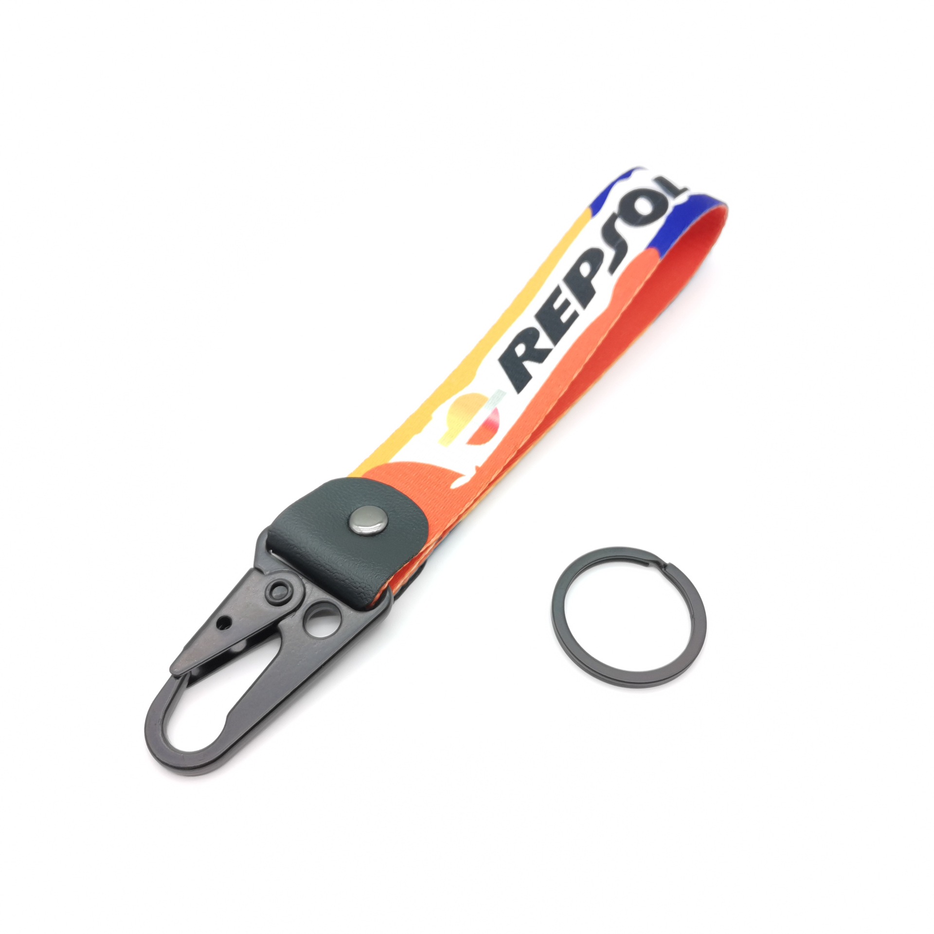 Motorbike Logo Emblem Bagde Eagle Buckle Wrist Strap Keychain Keyring Netby