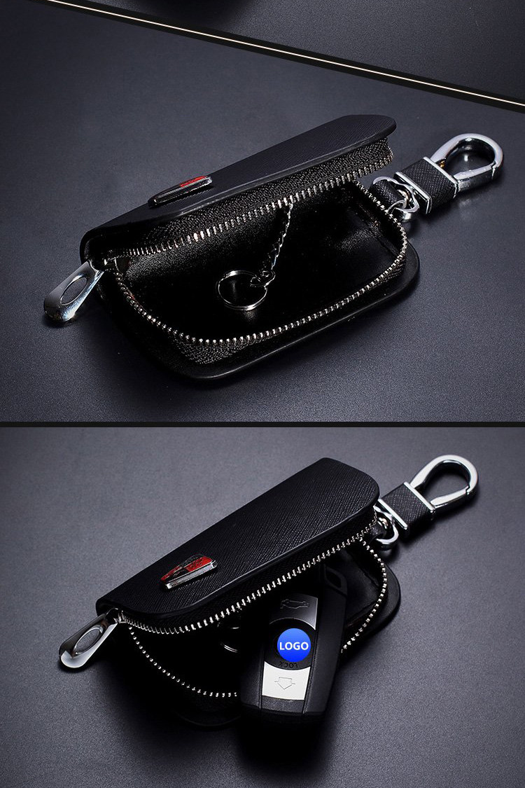 Black Pink Red Blue Brown Color Leather Car Remote Key Wallet for KIA AUDI BENZ BMW BUICK PORSCHE VW VOLVO JAGUAR CHEVROLET FORD Netby