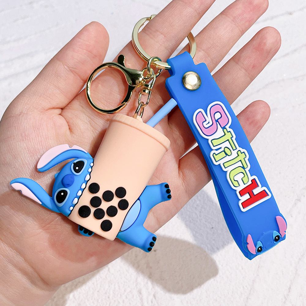 Rubber Stitch Animation Keychain Keyring Netby