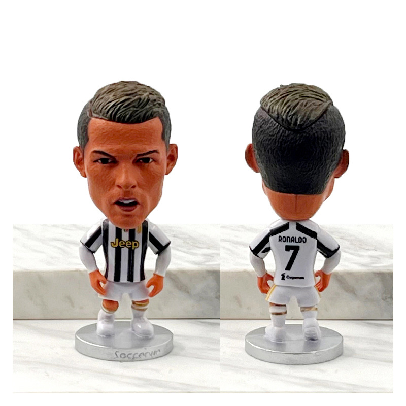Messi Cristiano Ronaldo Football Star figurines De Bruyne Van Dijk Sterling Mora Neymar Ornament Netby