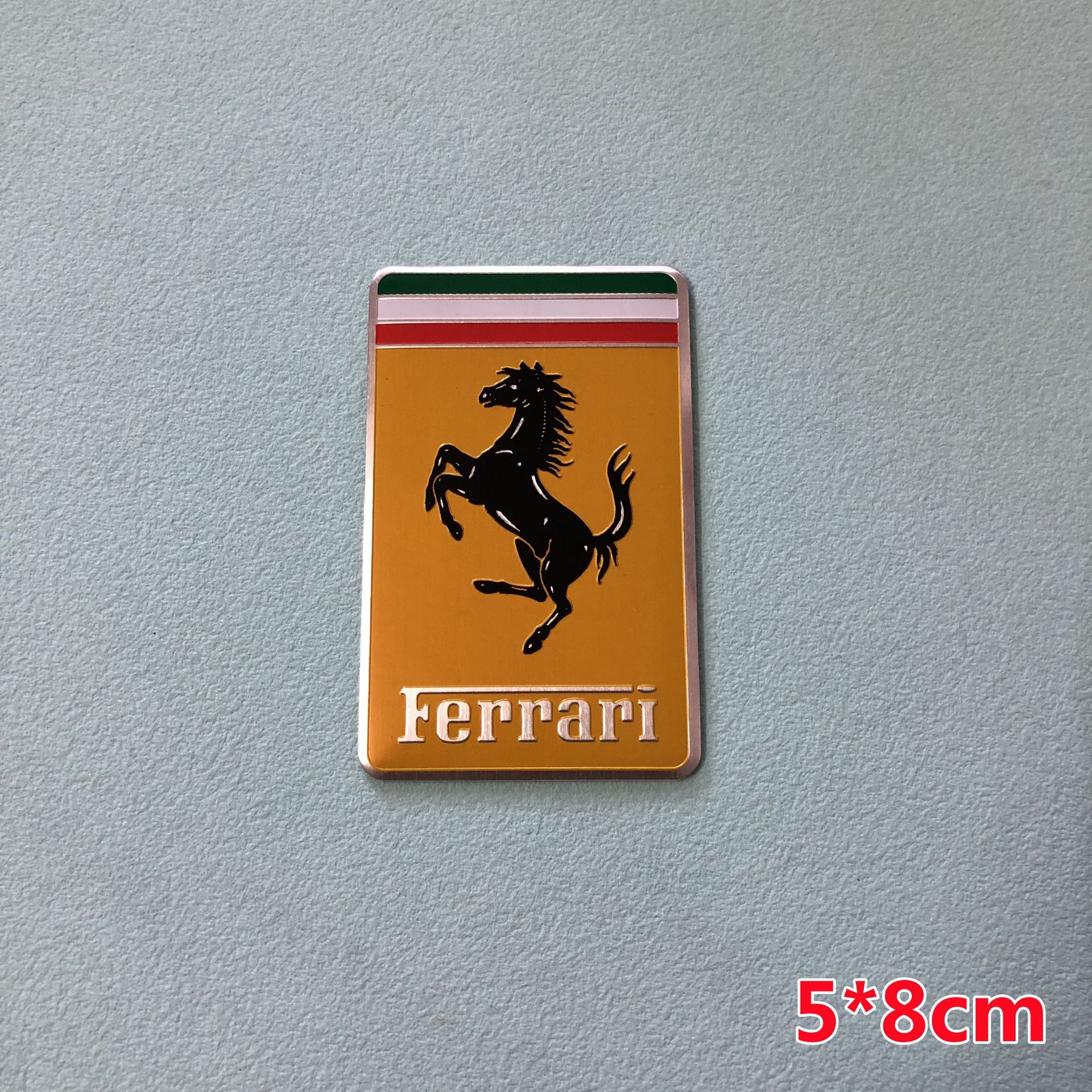 Aluminum Alloy Car Sticker for Ferrari Body Styling Netby