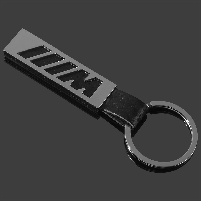 Leather Rope Car Keychain Keyring Keyfob for BMW M Power Netby