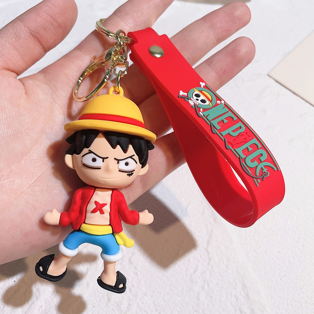 PVC Animation One Piece Keychain Keyring Netby