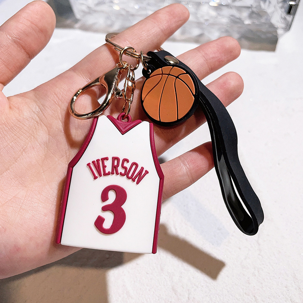 Sports Game Keychain Keyring Basketball Jerysey Tshirt Netby