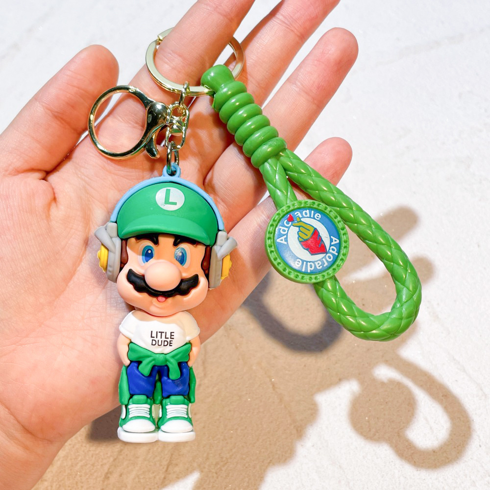 Video Game Super Mario Keychain Keyring Netby