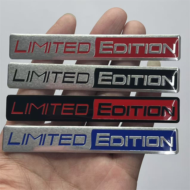 Aluminum Alloy Limited Edition Car Sticker Netby